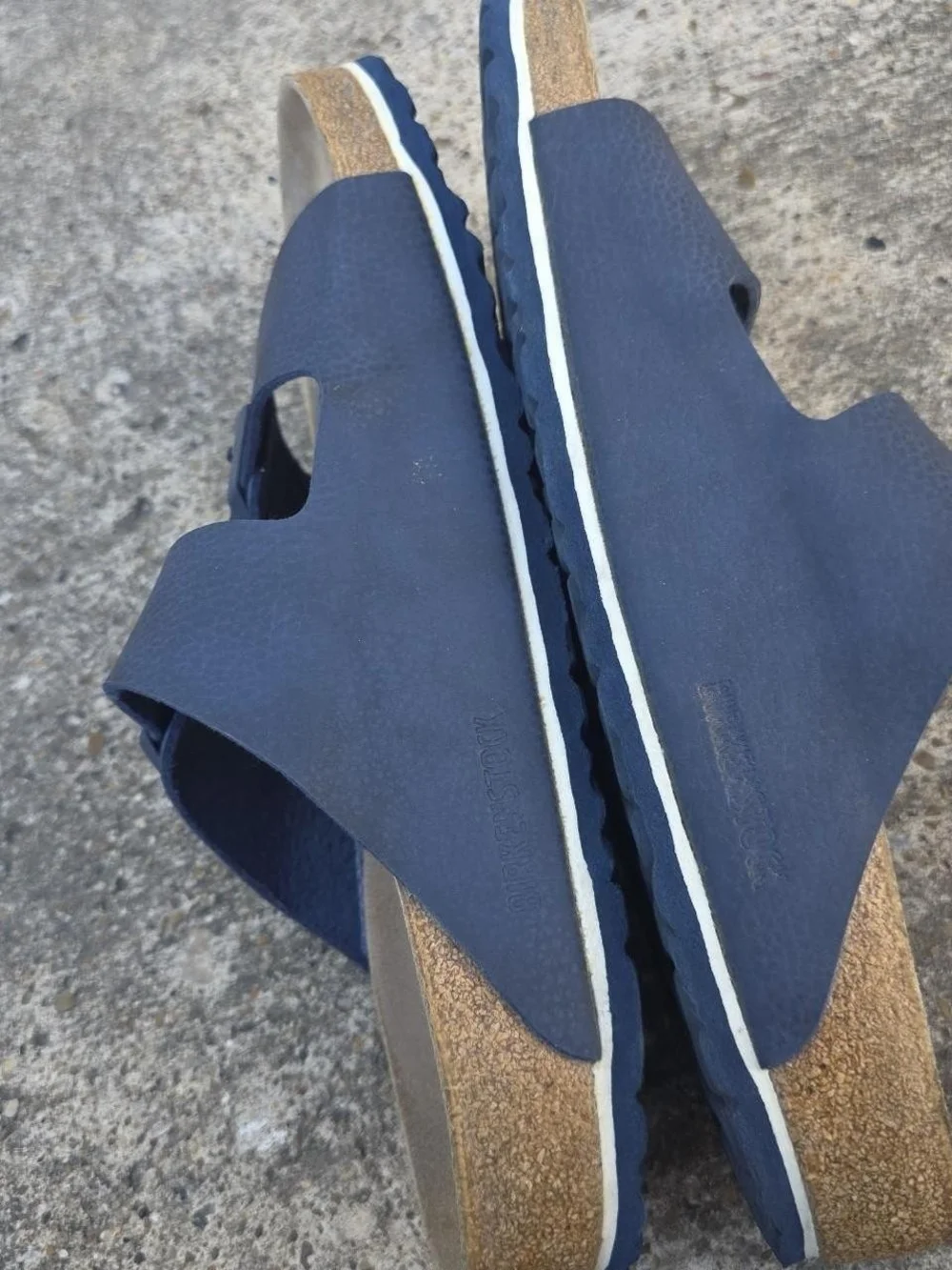 Birkenstock Arizona Sandals Size 43 Blue Two Strap Size: Size 43 ( Men's US 10